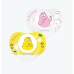 Luc & la 2 sucettes physiologique tterelle extra - fine 6 - 18 mois edition limite barbapapa?