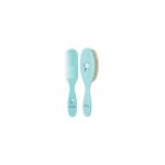 Duo brosse et peigne - luc et lea - b�b� - soies naturelles - ergonomique - anti - statique