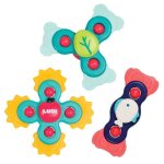 Ludi - baby hand spinners - jouets rotatifs  ventouse - jouet dveil