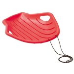 Luge toboggan - prosperplast - big m - rouge - pour enfants et adultes - plastique r�sistant � lhiver ...