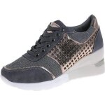 Lukcolor basket lacets platform casual talon compensé pailletée chaussures simple femmes tête ronde fond ... Lukcolor basket lacets platform casual talon compensé pailletée chaussures simple femmes tête ronde fond ...