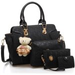 Lulua set de sacs femme - port paule - noir
