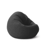 Lumaland pouf interior line canap� pouf rond dint�rieur garnissage 320l 90 x 50 cm aspect et texture ...