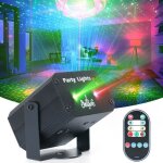 Lumire laser jajaluya laser eclairage dj lampe de scne telecommande pour halloween nol fte anniversaire ...
