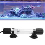Lumire uv daquarium aquarium submersible lampe uv rservoir de poissons purification de leau animalerie ...
