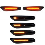 Lumiereholic feux de jour clignotant lat�ral led dynamique fum�e pour e90 e91 e92 e60 e87 e82 e46 sb10 ...