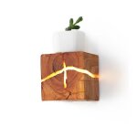 Applique murale - mothinessto - ly14 - led - int�rieur - marron - design contemporain