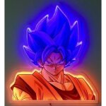 Luminaire murale neon - micromania - goku - led - 30 cm - intérieur Luminaire murale neon - micromania - goku - led - 30 cm - intérieur