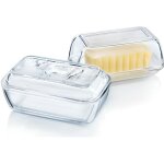 Luminarc beurrier verre vache