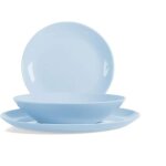 Luminarc colors service de table 18 pi�ces diwali light turquoise - bleu - 0883314737059