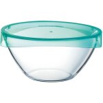 Luminarc saladier + couvercle keepn bowl t 17 cm transparent et vert Luminarc saladier + couvercle keepn bowl t 17 cm transparent et vert