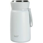 Lunchbox isotherme blanc 800ml avec cuillere - wd lifestyle