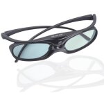 Lunettes 3d - td® - rechargeables - durée de vie ultra longue - obturateur actif - noir Lunettes 3d - td® - rechargeables - durée de vie ultra longue - obturateur actif - noir