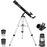 Lunette astronomique omegon 70 / 700 + monture azimutale type b + oculaires super 10 et 20 + barlow