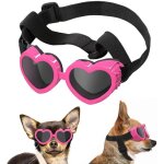 Lunettes pour chien lunettes de soleil pour animaux r�glables lunettes coupe - vent pour chien de petite ...