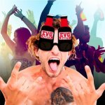 Lunettes evg - no name - blanc - mixte - adulte - 1 pi�ce - a partir de 18 ans