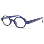 Lunette de lecture retro bleu dok - bleu - dioptrie 25