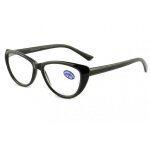 Lunettes loupe femme noires ilda dioptrie + 35 - noir - taille unique