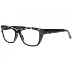 Lunettes loupes - new time - grandes lunettes loupe femme noires fashion confort mella - dioptrie + 4 ...