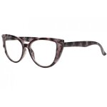 Lunettes loupes - new time - grosses lunettes de lecture papillon grises ecailles originales zyly - dioptrie ...