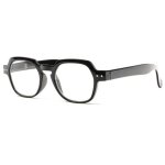 Lunettes loupes - new time - grosses lunettes loupe noires originales vintage syta - dioptrie 2 - noir ...