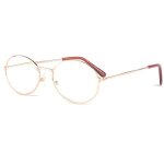 Lunettes loupes - new time - lunettes de lecture rondes dorees en métal naky - dioptrie 25 - jaune Lunettes loupes - new time - lunettes de lecture rondes dorees en métal naky - dioptrie 25 - jaune