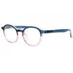Lunettes loupes - new time - lunettes de lecture rondes roses et bleues fantaisies et confort kuty - ...