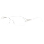 Lunettes loupes - new time - lunettes de lecture transparentes legeres mode fizy - dioptrie 25 - blanc ...