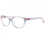 Lunettes loupes - new time - lunettes de lecture violettes transparentes femme fashion valy - dioptrie ...