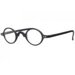 Lunettes loupes - new time - petites lunettes de lecture rondes noires vintage cirkly - dioptrie 25 - ...