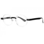 Lunettes loupes - new time - lunettes loupe rondes transparentes originales gony - dioptrie 25 - blanc ...