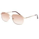 Lunettes loupe solaire - new time - lunettes loupe solaire louza monture dor�e - dioptrie 3 - jaune