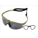 Lunette de protection - nuprol - pmc battle pro thermal - monture verte - lentille fume - insert optique ...