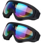 Lunettes de ski - 2pcs - anti - poussi�re anti - bu�e - uv protection