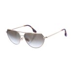 Lunettes de soleil aviateur en m�tal vb221s pour femme - or - vert