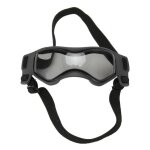 Lunettes de soleil pour chien - zerodis - protection uv - cadre en silicone souple - jaune - noir - tendance ...