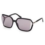 Lunettes de soleil femme tom ford solange - 02 ft 1089 - noir - papillon - tendance - plastique