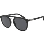 Lunettes de soleil giorgio armani ar 8118 matte black - grey homme 53 - 20 - 145