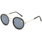 Lunettes de soleil homme forme ronde mode des couples r�tro lunettes de soleil hommes et femmes