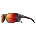 Lunettes de soleil - julbo - camino noir / rouge - protection uv 4 - monture en plastique - style sportif ...