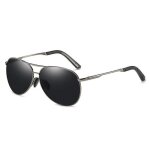 Lunettes de soleil homme le nouveau cadre aviateur polaris�es m�tal conduire p�che alpinisme noir cool ...