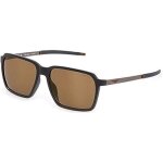 Lunettes de soleil homme - police - spll16 - semi - mat ruthnium bleu - square - adulte