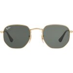 Lunettes de soleil - ray ban - rb 3548n - monture ronde - couleur dorée - protection uv 3 Lunettes de soleil - ray ban - rb 3548n - monture ronde - couleur dorée - protection uv 3