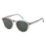 Lunettes de soleil homme rodenstock r3318 - transparent grey / grey - ronde