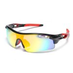 Lunettes de soleil homme sport miroir de cyclisme ext�rieur bicyclette masque de ski coupe - vent anti ...