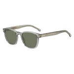 Lunette de soleil - hugo boss - homme - gris - ronde - ac�tate
