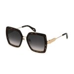 Lunettes de soleil - just cavalli - sjc041 - avana scura lucida - femme - m�tal - 53 / 20 / 140