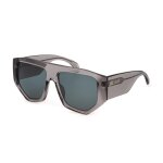 Lunettes de soleil just cavalli sjc097 58 / 17 / 140 0819 grigio trasparente lucido acetato unisex grigio ...