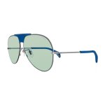 Lunettes de soleil - police - mod. spl740 - 579b - 62 - m�tal - bleu - pour homme