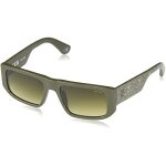 Lunettes de soleil - police - spll13 - shiny olive green - carr� - tendance homme